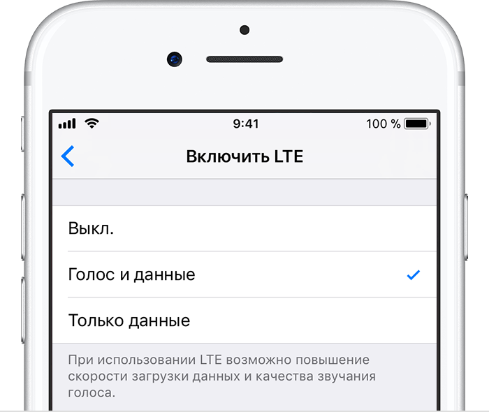 Как включить VoLTE на iPhone